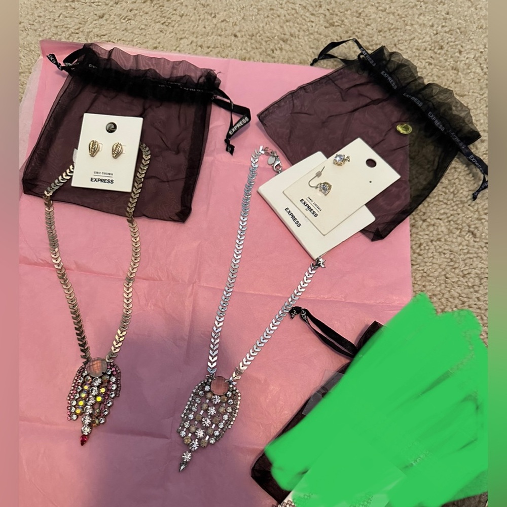 New Express Necklace and Earrings Set
2 different sets, $50 each set